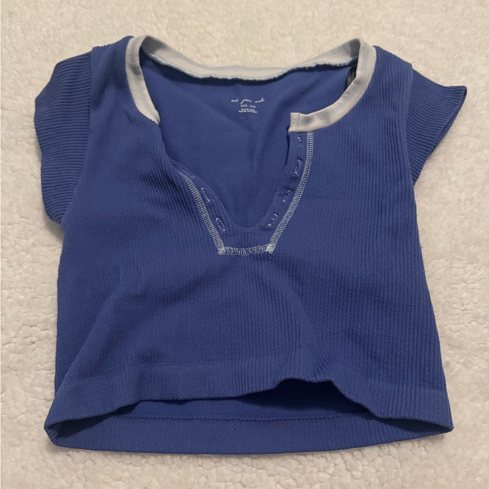 Urban Outfitters Blue Short Sleeve Tee